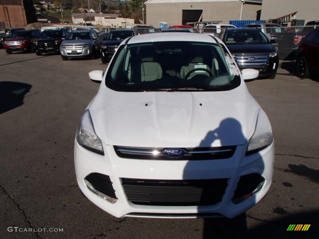 2014 Escape SE 1.6L EcoBoost 4WD - Oxford White / Medium Light Stone photo #2