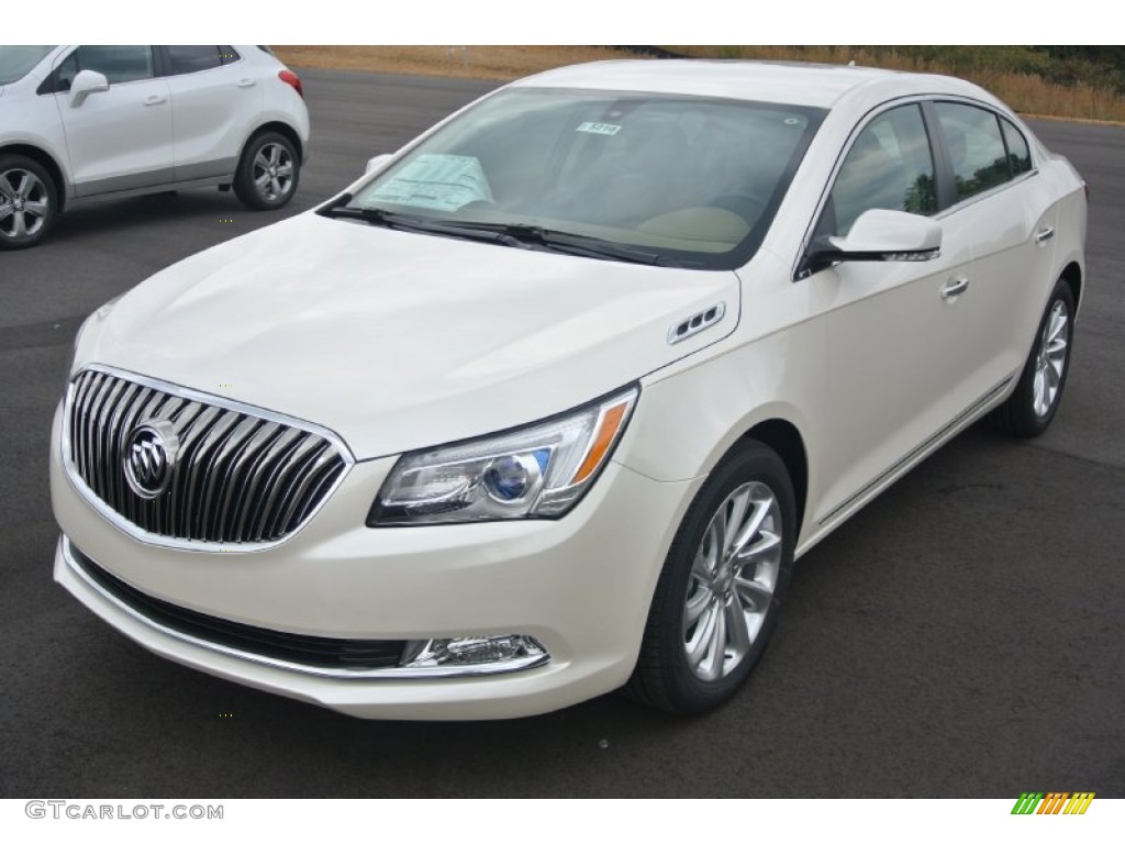 White Diamond Tricoat 2014 Buick LaCrosse Leather Exterior Photo #87327064