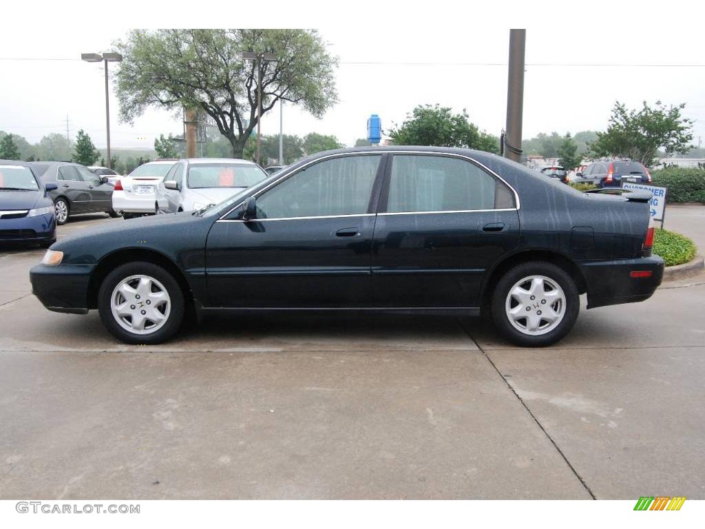 1997 Accord EX V6 Sedan - Mystic Blue Pearl / Ivory photo #4