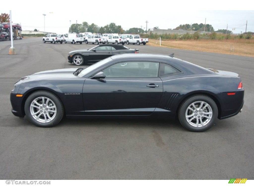 2014 Camaro LS Coupe - Blue Ray Metallic / Black photo #3