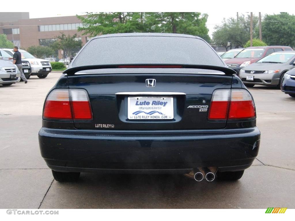 1997 Accord EX V6 Sedan - Mystic Blue Pearl / Ivory photo #6