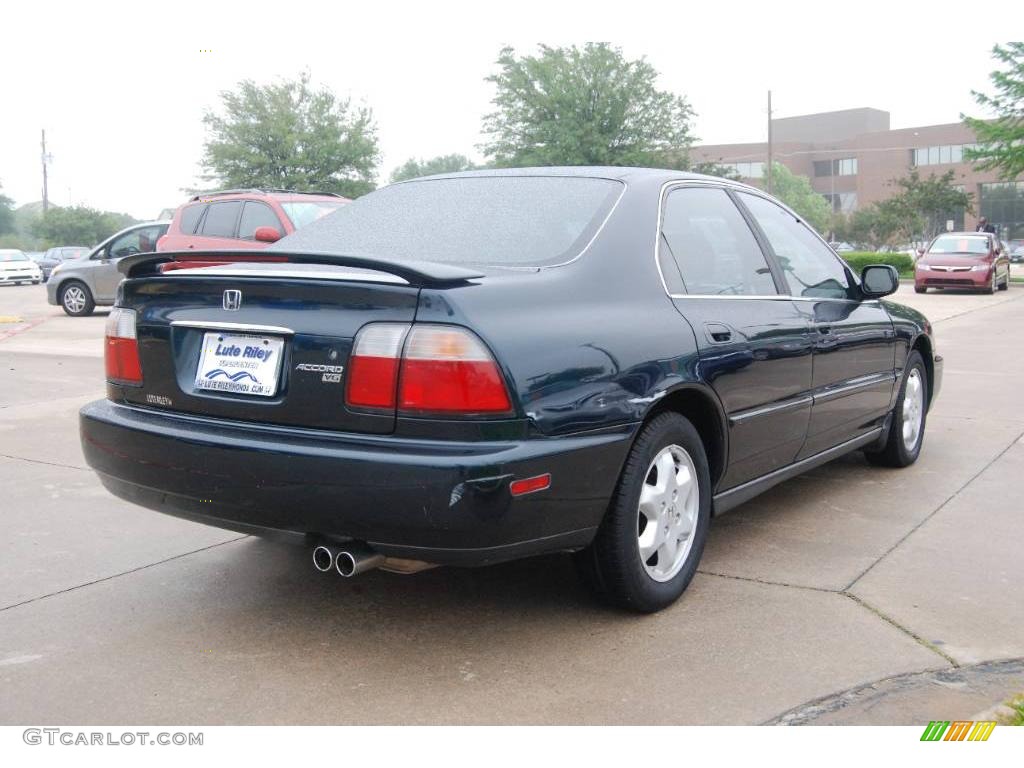 1997 Accord EX V6 Sedan - Mystic Blue Pearl / Ivory photo #7