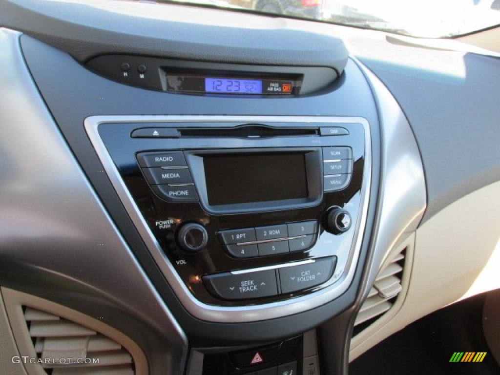 2013 Elantra GLS - Red / Beige photo #10