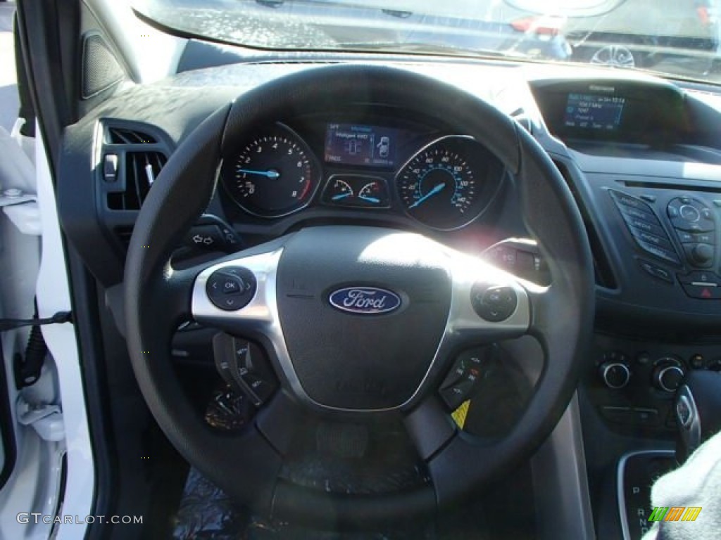 2014 Escape SE 1.6L EcoBoost 4WD - Oxford White / Charcoal Black photo #21