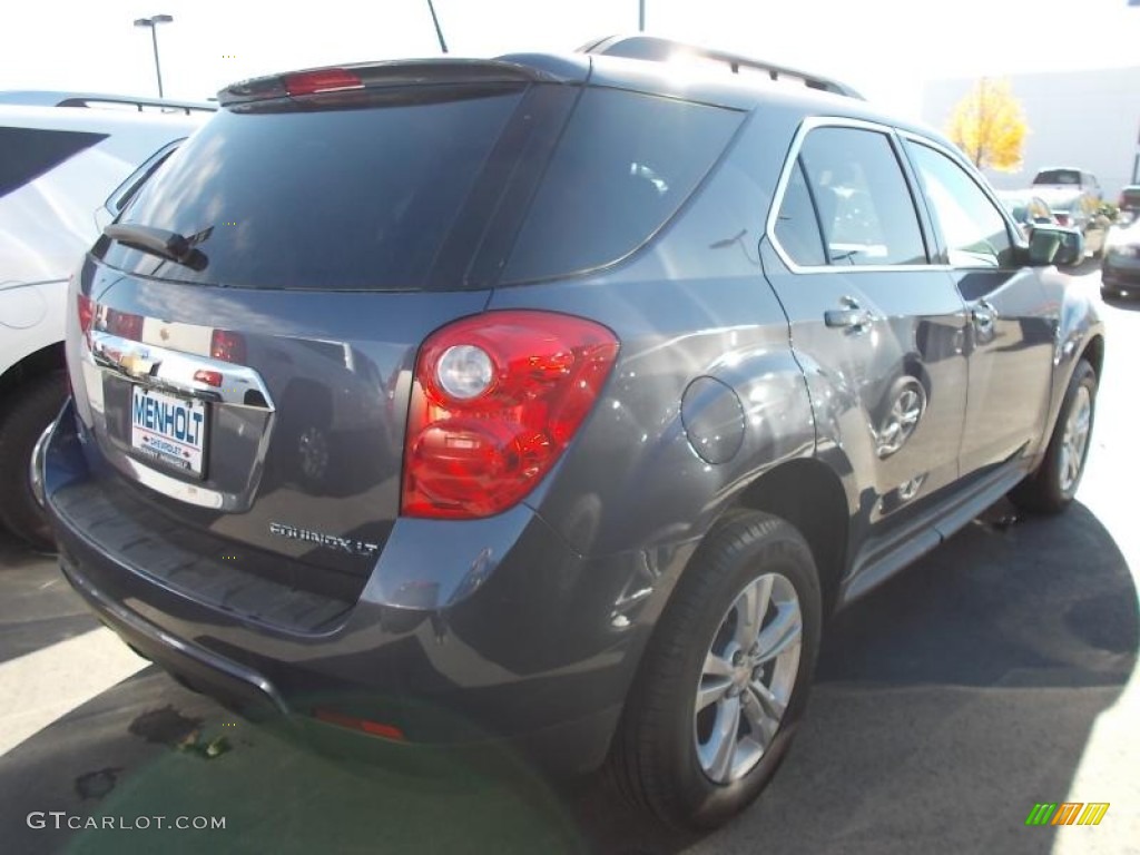 2014 Equinox LTZ AWD - Atlantis Blue Metallic / Jet Black photo #2