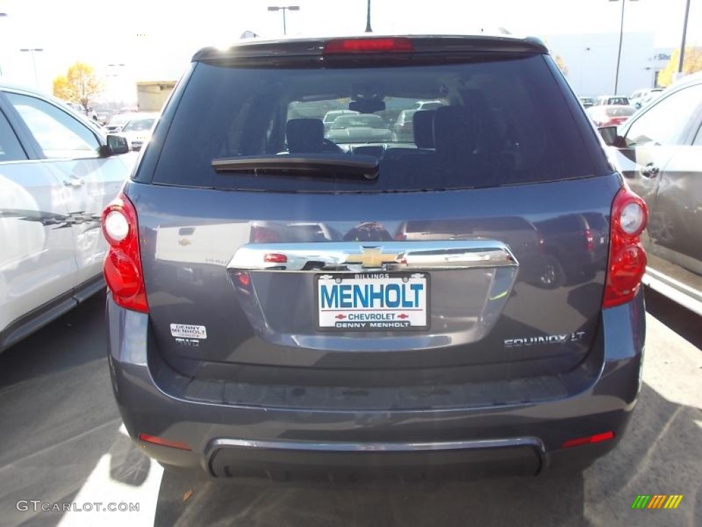 2014 Equinox LTZ AWD - Atlantis Blue Metallic / Jet Black photo #3