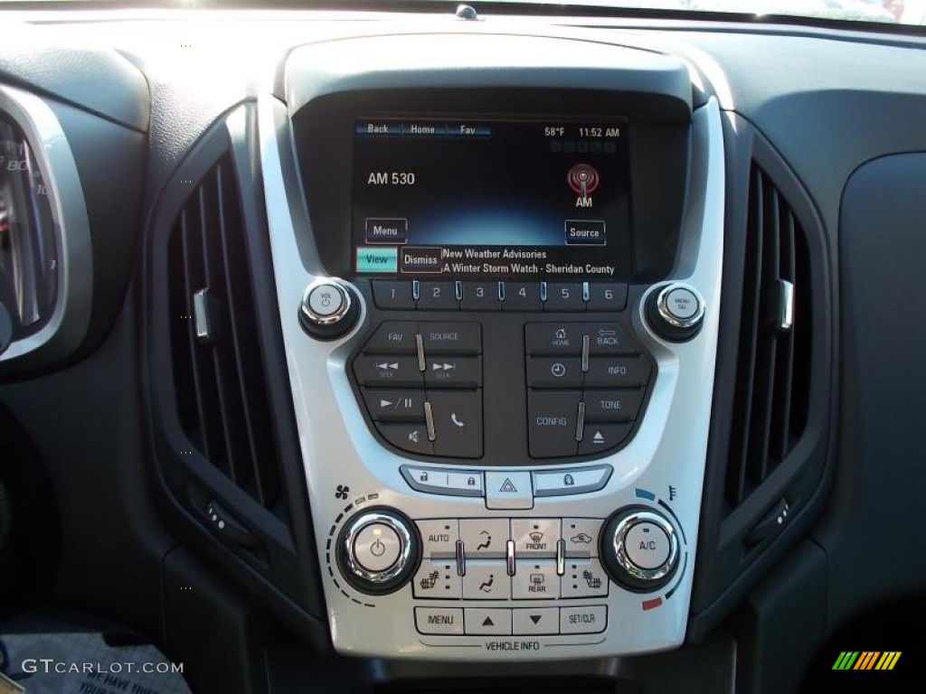 2014 Equinox LTZ AWD - Atlantis Blue Metallic / Jet Black photo #13