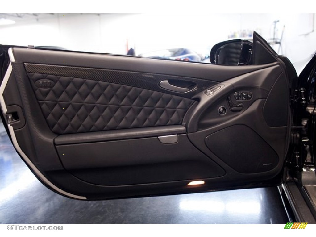 2009 Mercedes-Benz SL 65 AMG Roadster Black Door Panel Photo #87329671