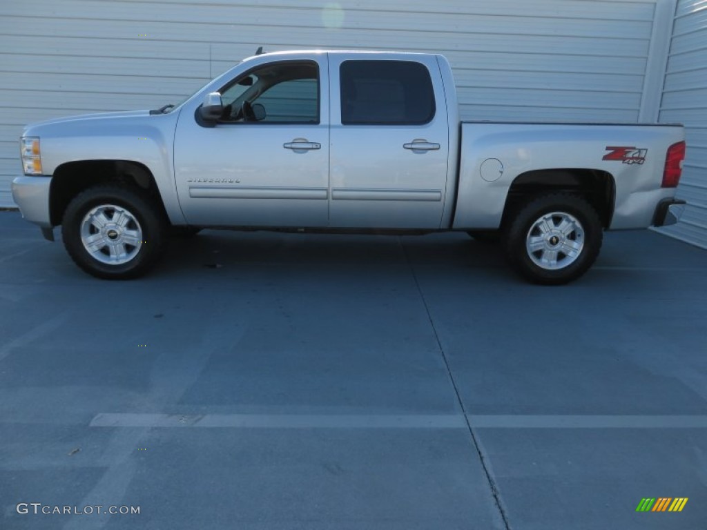 2011 Silverado 1500 LTZ Crew Cab 4x4 - Sheer Silver Metallic / Ebony photo #7