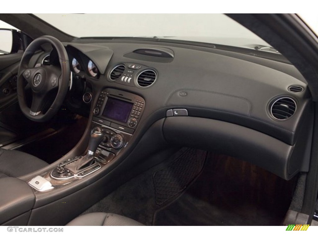 2009 Mercedes-Benz SL 65 AMG Roadster Black Dashboard Photo #87329896