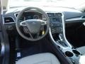 Earth Gray 2014 Ford Fusion S Interior Color