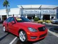 2014 Mars Red Mercedes-Benz C 250 Sport  photo #1