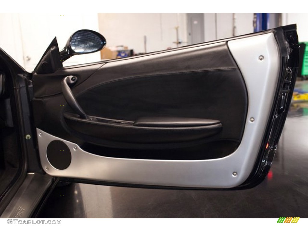 2004 Ferrari 360 Spider Nero Door Panel Photo #87331399