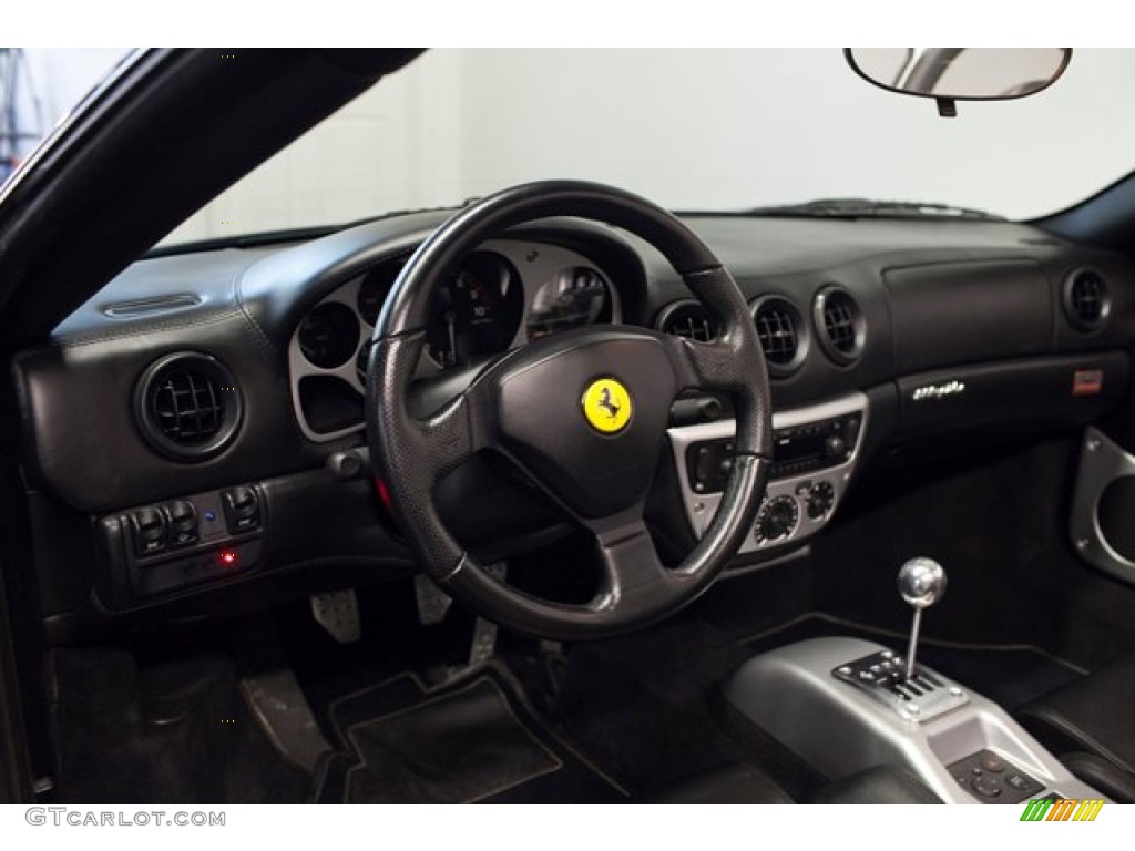 2004 Ferrari 360 Spider Nero Dashboard Photo #87331498