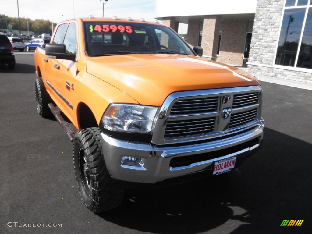 2011 Omaha Orange Dodge Ram 2500 HD Big Horn Crew Cab 4x4 #87307978