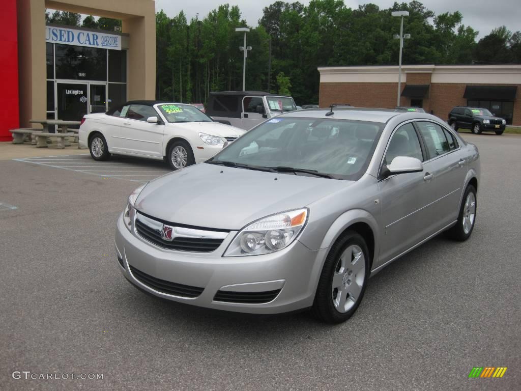 2007 Aura XE - Silver Pearl Metallic / Gray photo #1