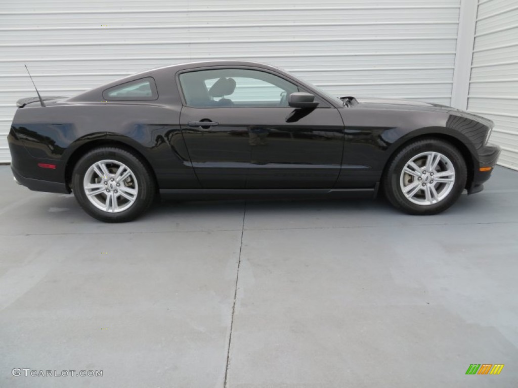 2011 Mustang V6 Premium Coupe - Ebony Black / Charcoal Black photo #4