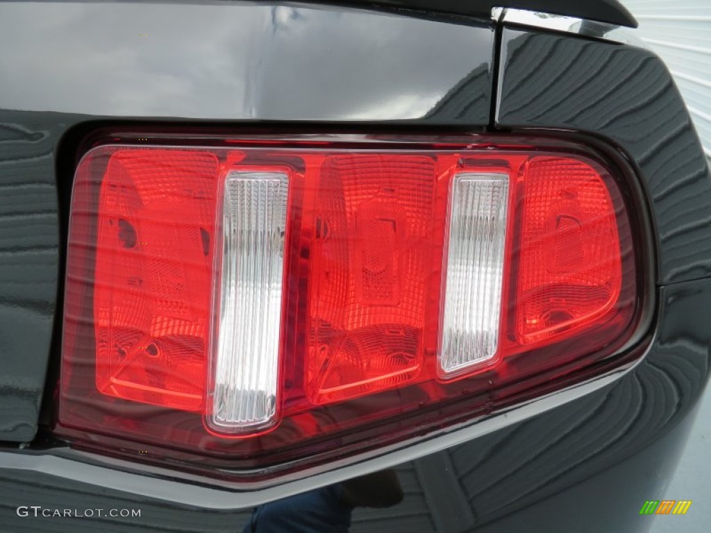2011 Mustang V6 Premium Coupe - Ebony Black / Charcoal Black photo #17