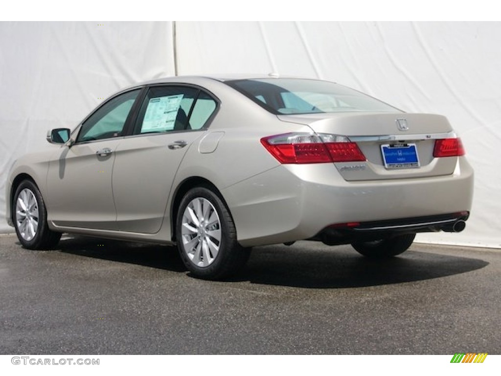 2014 Accord EX-L Sedan - Champagne Frost Pearl / Ivory photo #2