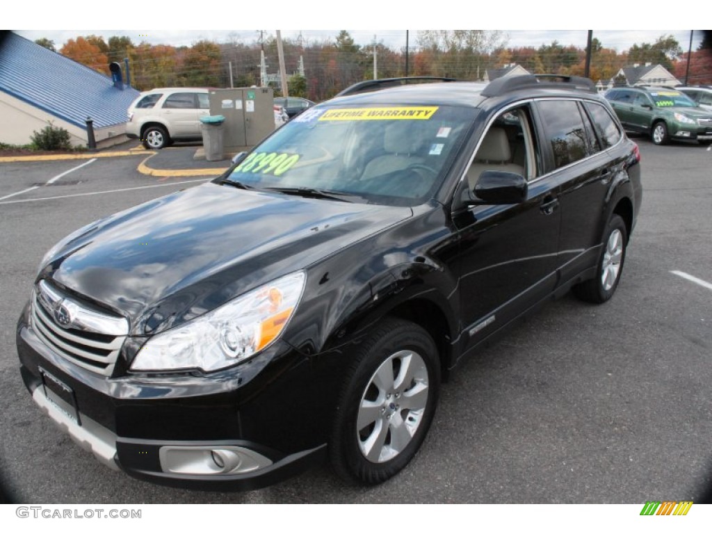 2012 Outback 3.6R Limited - Crystal Black Silica / Warm Ivory photo #3