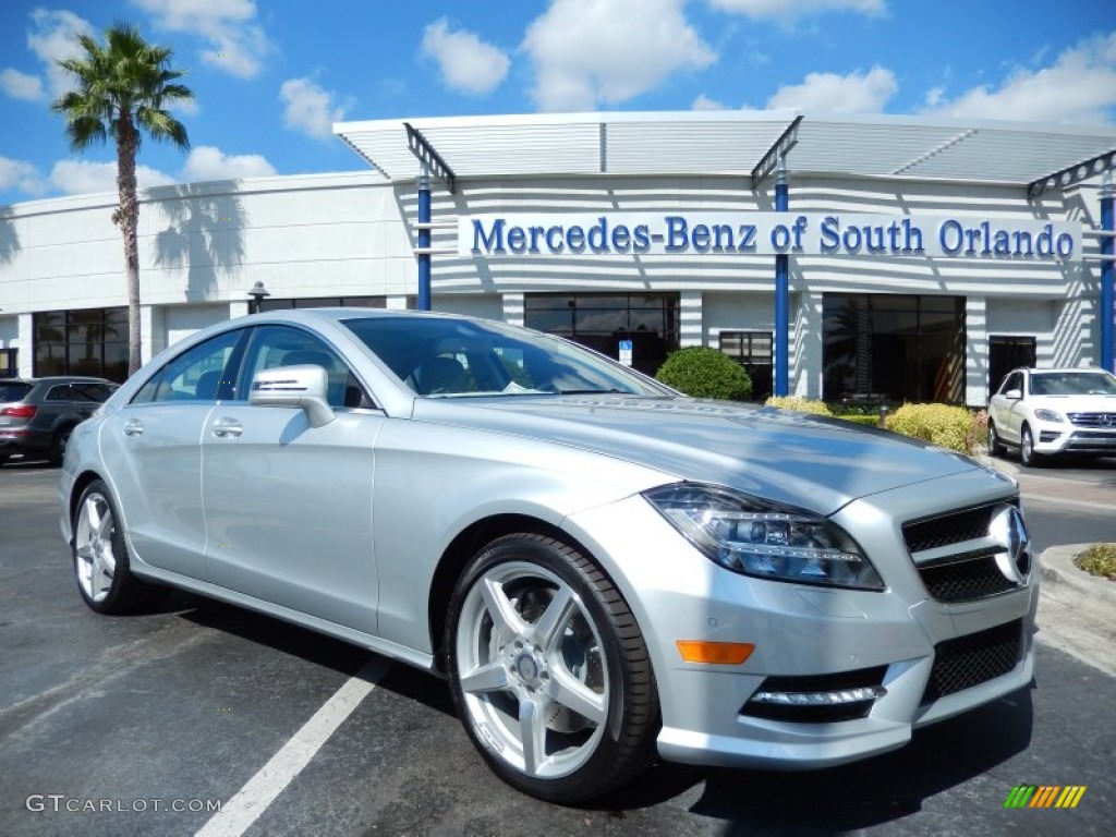 2014 CLS 550 Coupe - Iridium Silver Metallic / Ash/Black photo #1