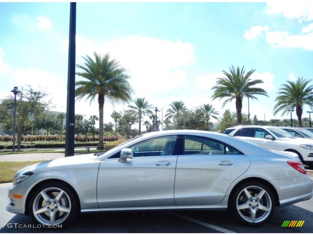 Iridium Silver Metallic 2014 Mercedes-Benz CLS 550 Coupe Exterior Photo #87335221