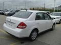 2008 Fresh Powder White Nissan Versa 1.8 S Sedan  photo #5