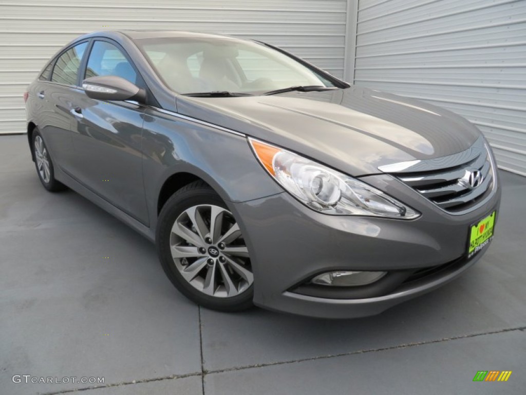 2014 Sonata Limited - Harbor Gray Metallic / Gray photo #1
