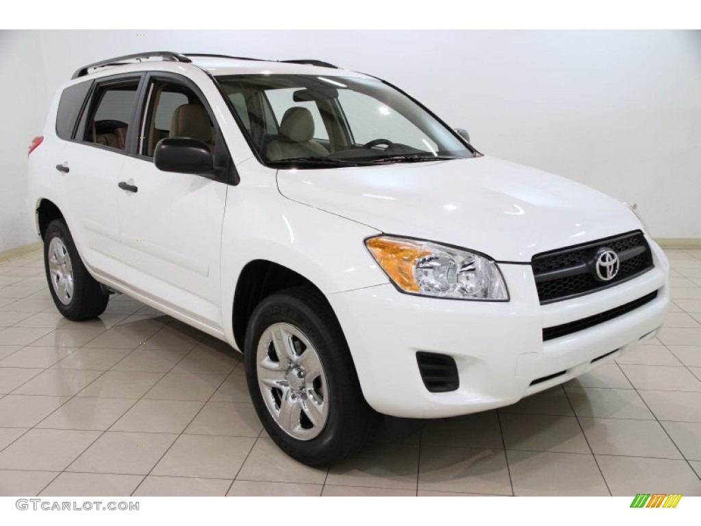 Super White Toyota RAV4