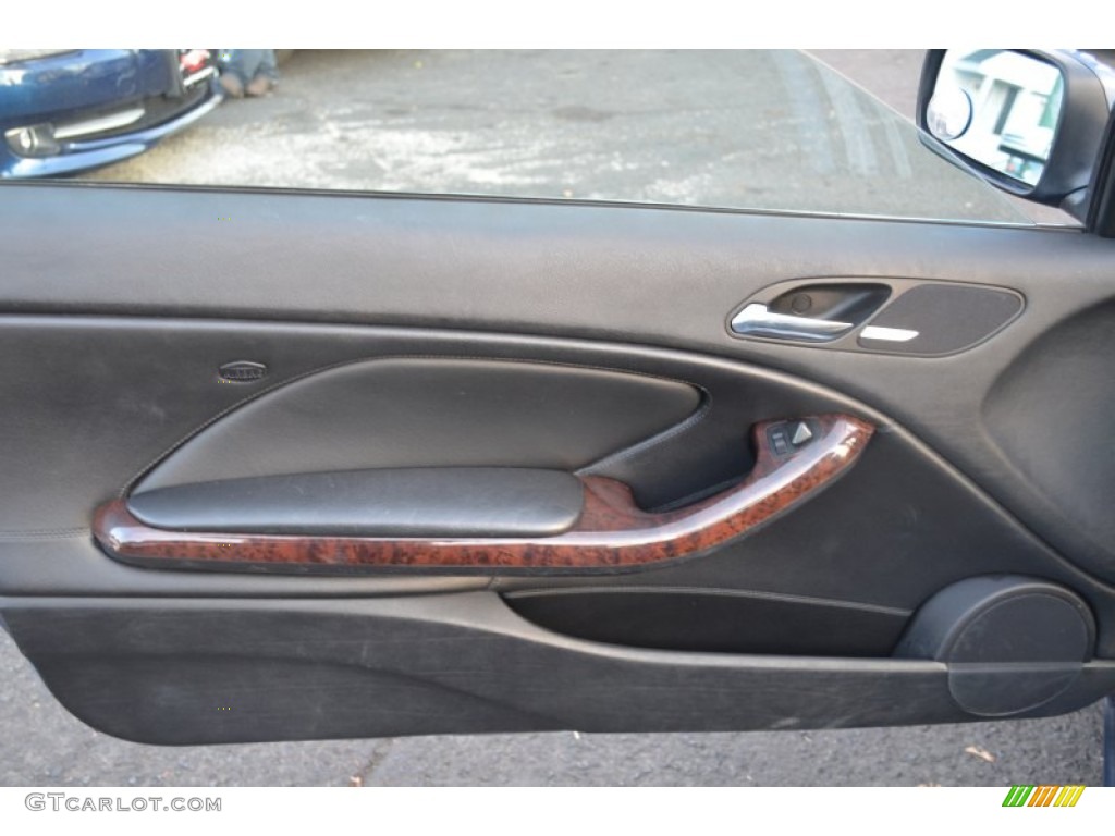 2003 BMW 3 Series 330i Convertible Black Door Panel Photo #87336241
