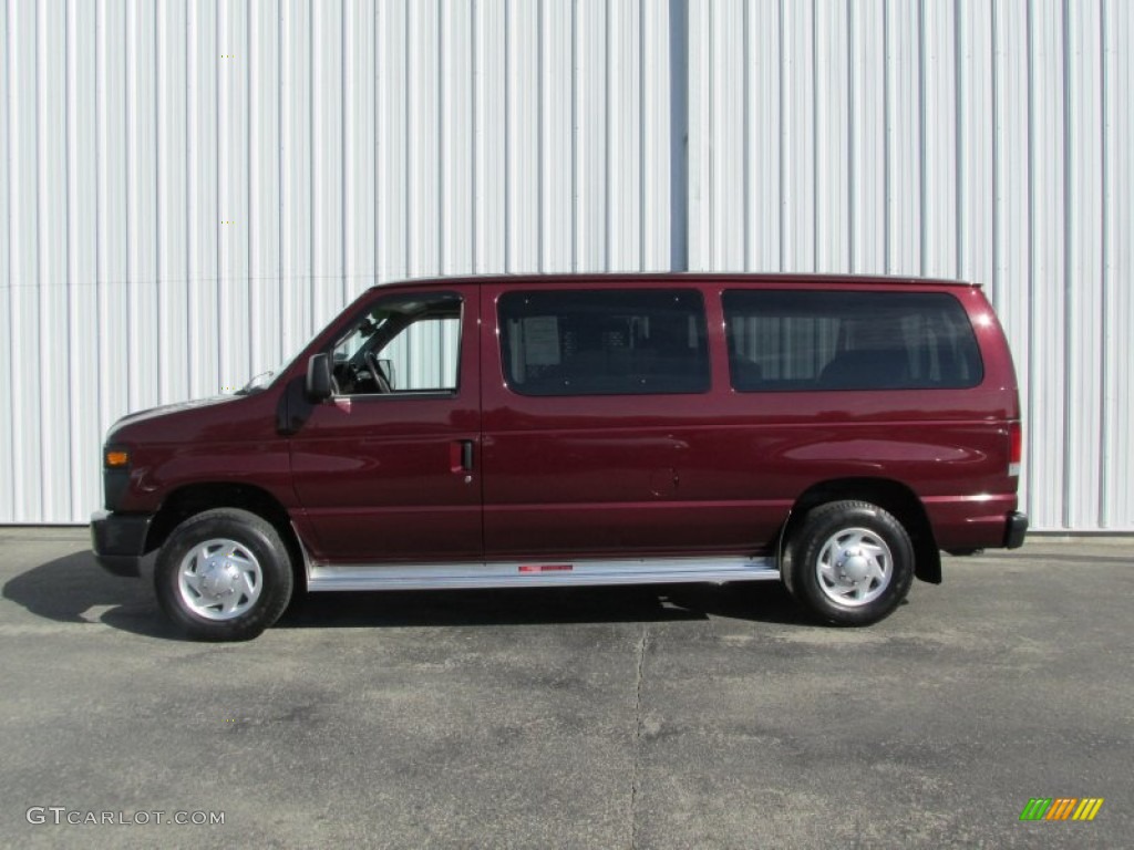 Royal Red Metallic 2011 Ford E Series Van E150 XL Passenger Exterior Photo #87336256
