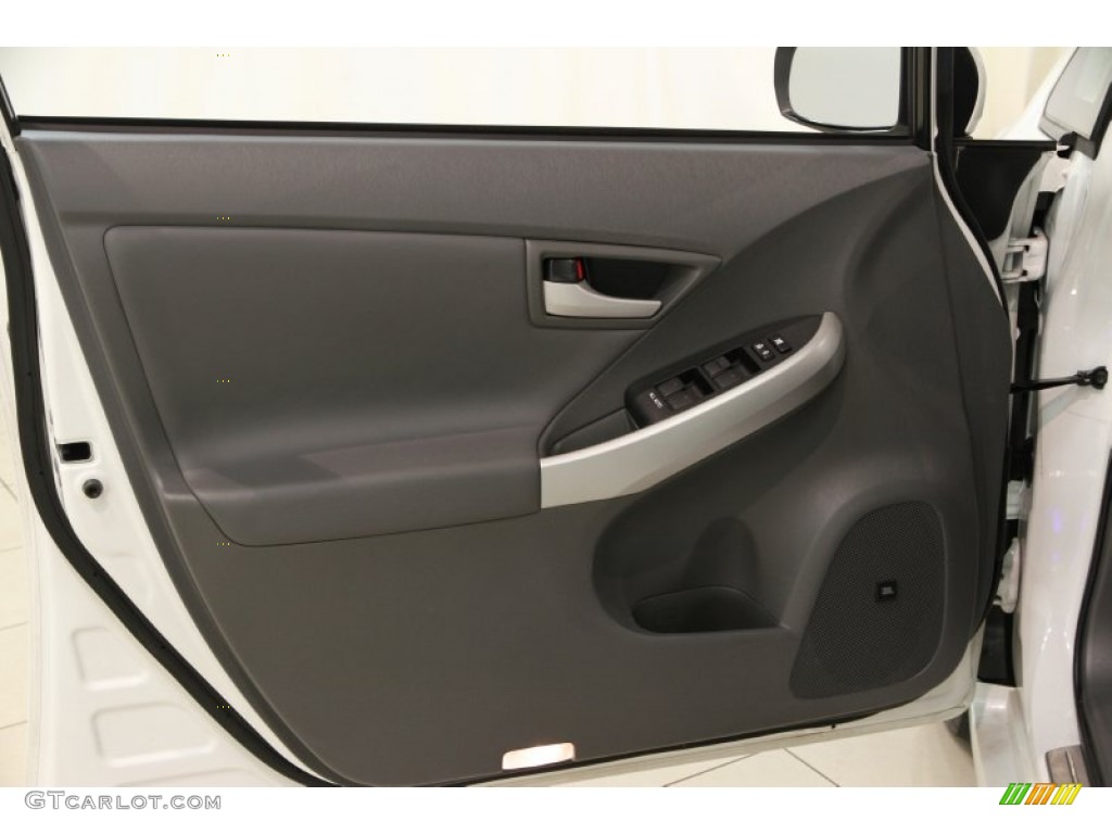 2010 Prius Hybrid IV - Blizzard White Pearl / Dark Gray photo #5