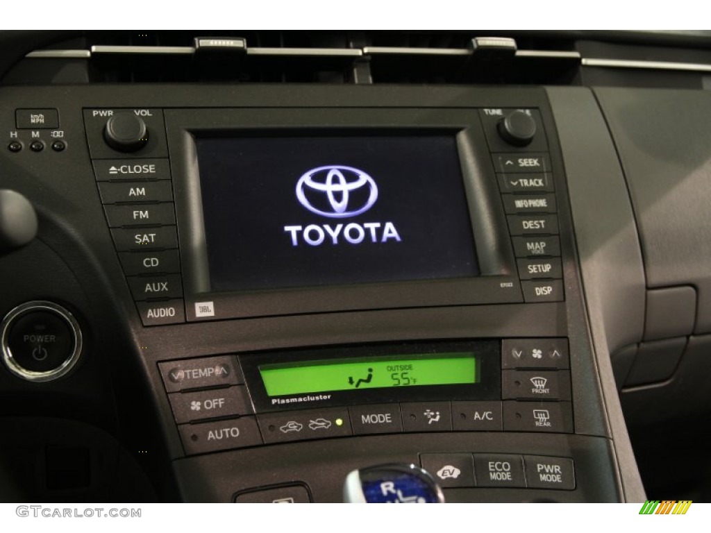 2010 Prius Hybrid IV - Blizzard White Pearl / Dark Gray photo #10