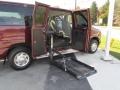 2011 Royal Red Metallic Ford E Series Van E150 XL Passenger  photo #17