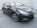 2014 Pacific Blue Pearl Hyundai Sonata SE  photo #2