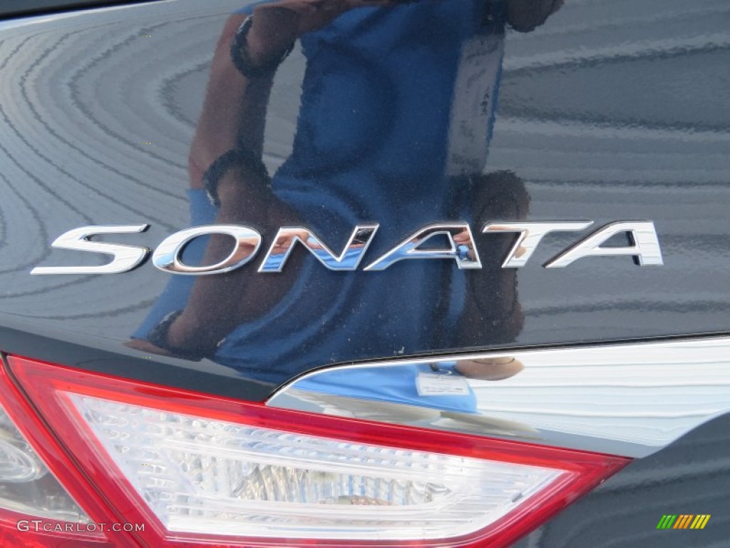 2014 Sonata SE - Pacific Blue Pearl / Gray photo #14