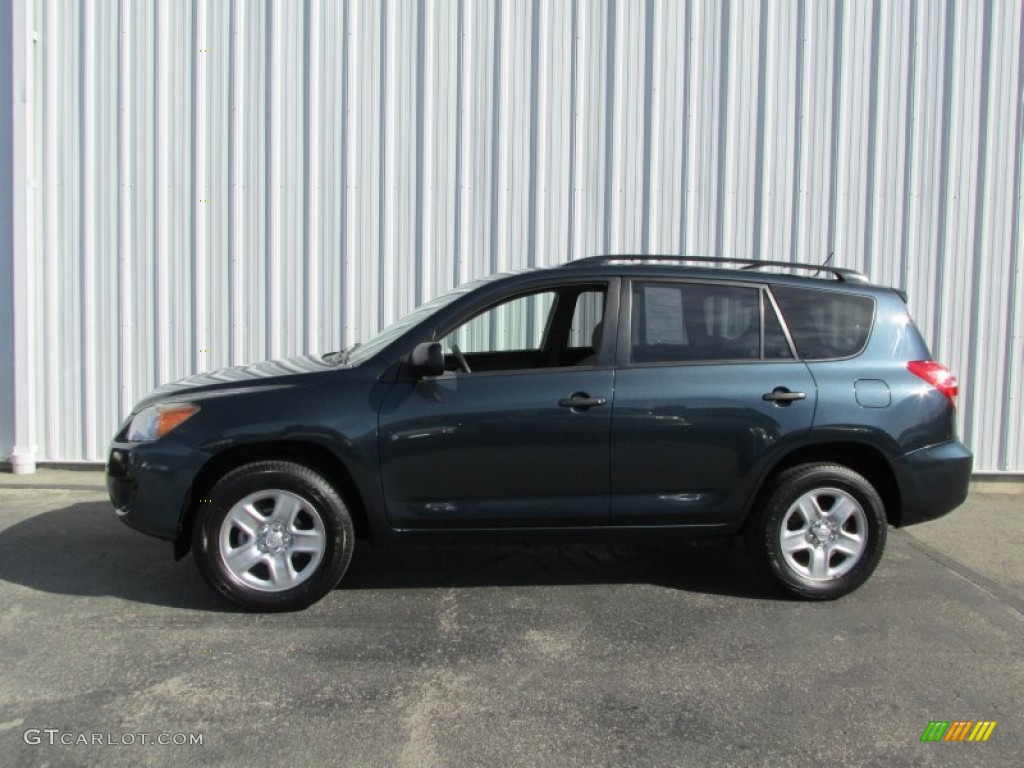 2010 RAV4 I4 4WD - Black Forest Pearl / Ash Gray photo #2