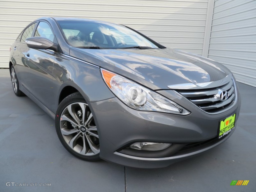 2014 Sonata SE - Harbor Gray Metallic / Gray photo #1