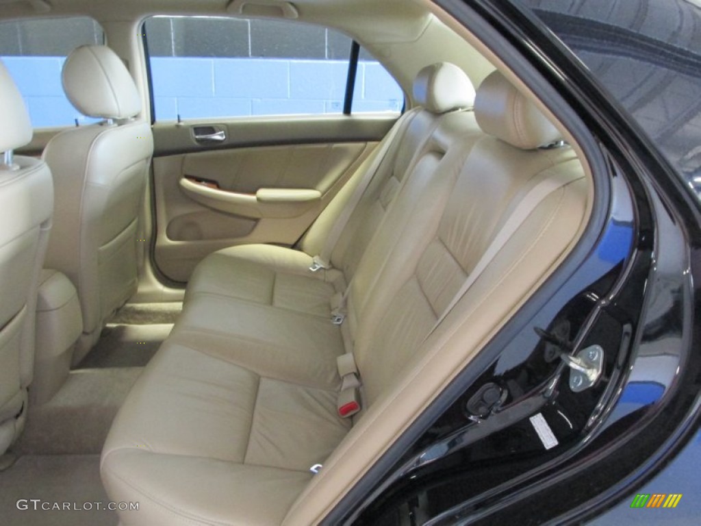 2006 Accord EX-L Sedan - Nighthawk Black Pearl / Ivory photo #9