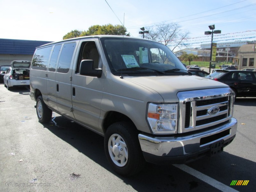 2011 E Series Van E350 XLT Passenger - Pueblo Gold Metallic / Medium Pebble photo #8