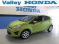 Lime Squeeze Metallic 2011 Ford Fiesta SE Hatchback