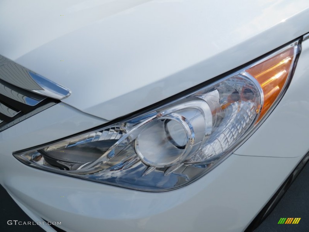 2014 Sonata Limited 2.0T - Pearl White / Black photo #9