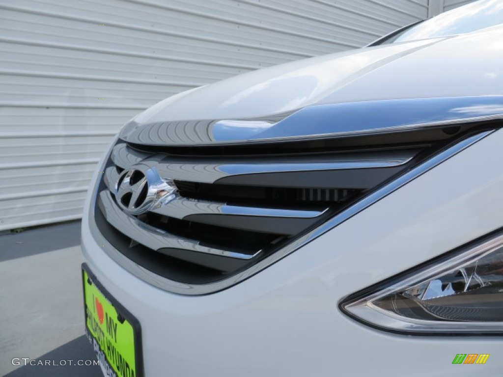 2014 Sonata Limited 2.0T - Pearl White / Black photo #11
