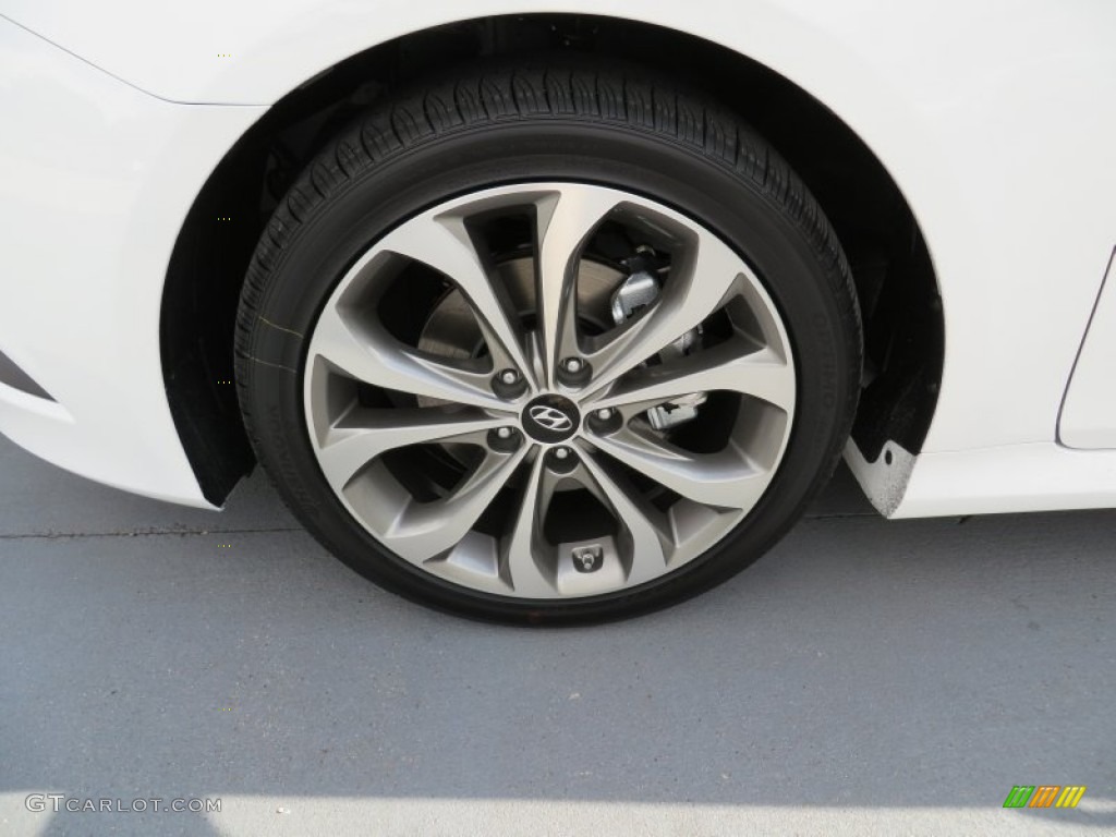 2014 Sonata Limited 2.0T - Pearl White / Black photo #12