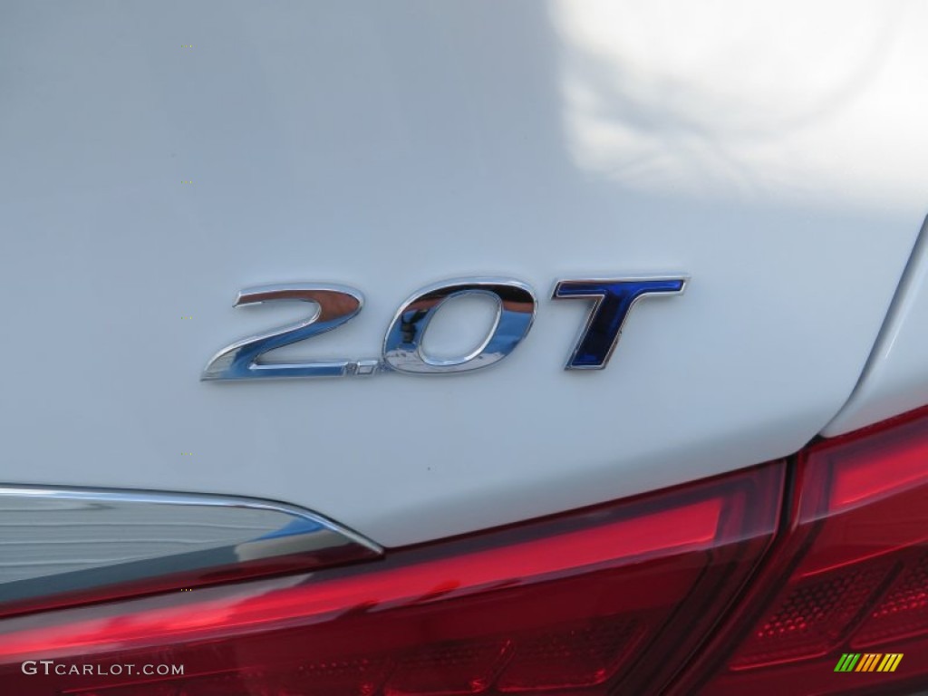 2014 Sonata Limited 2.0T - Pearl White / Black photo #15