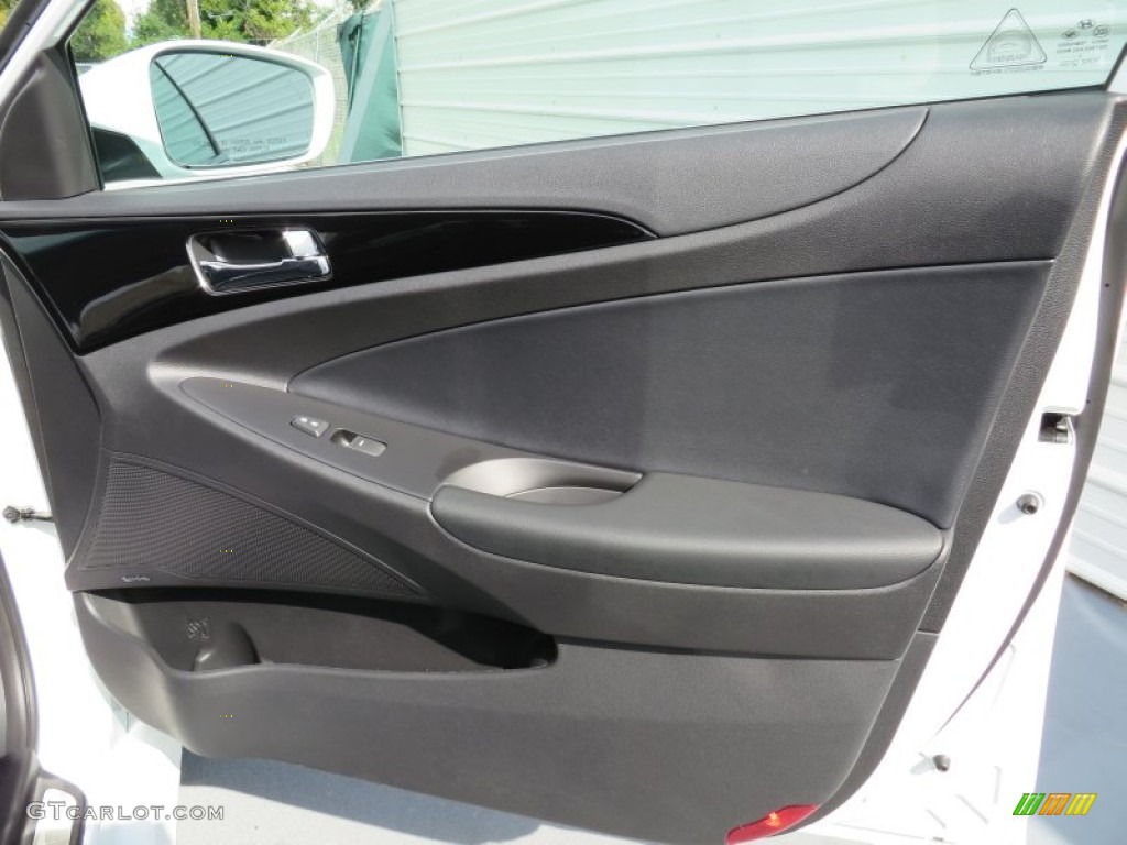 2014 Sonata Limited 2.0T - Pearl White / Black photo #18