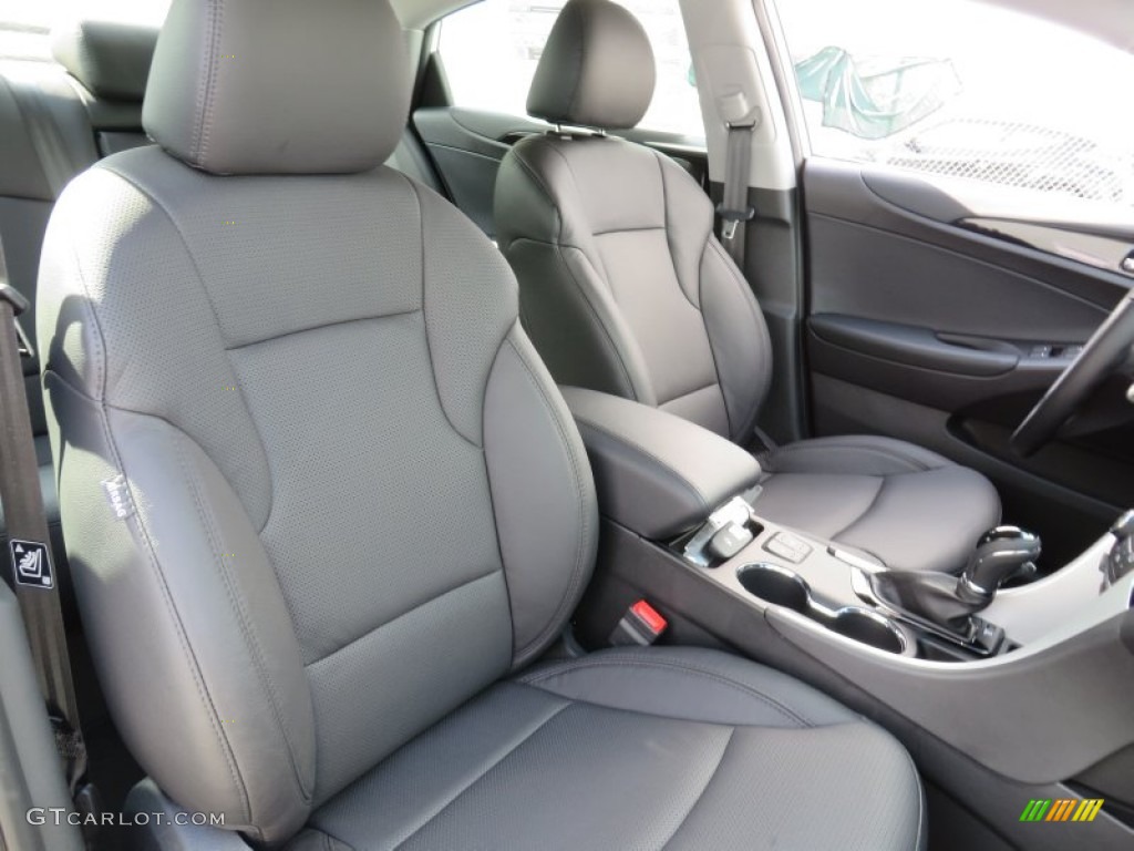 2014 Sonata Limited 2.0T - Pearl White / Black photo #20