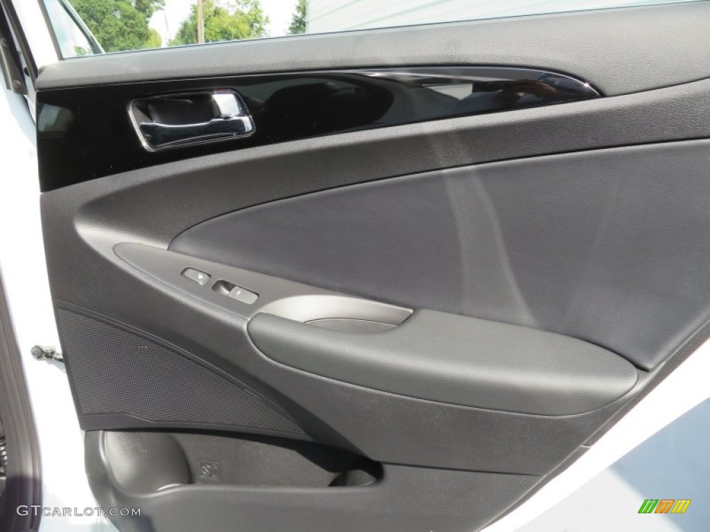 2014 Sonata Limited 2.0T - Pearl White / Black photo #21