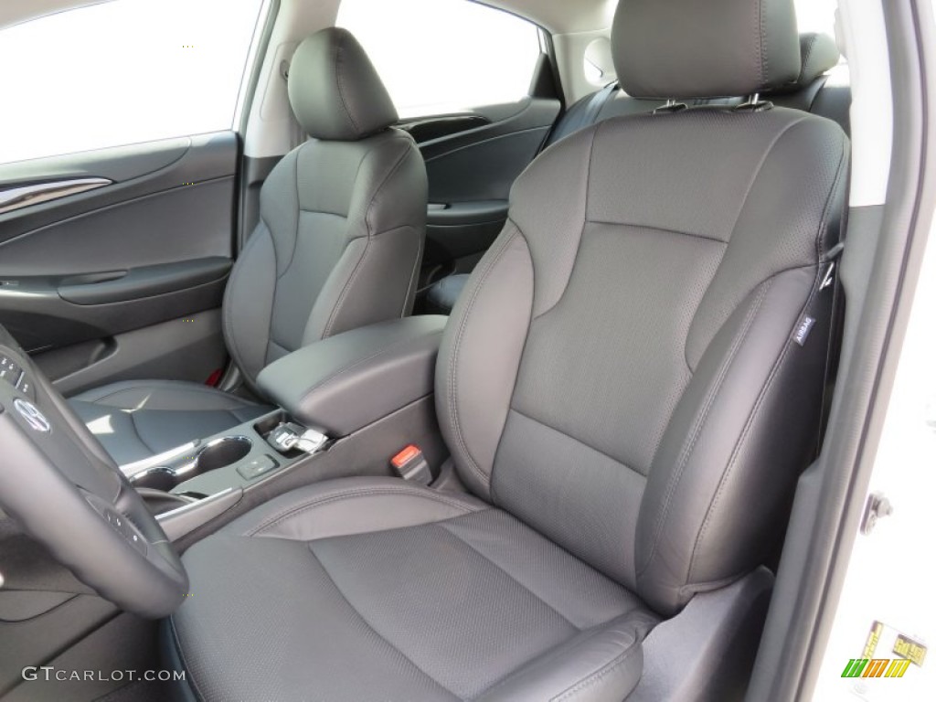 Black Interior 2014 Hyundai Sonata Limited 2.0T Photo #87339223