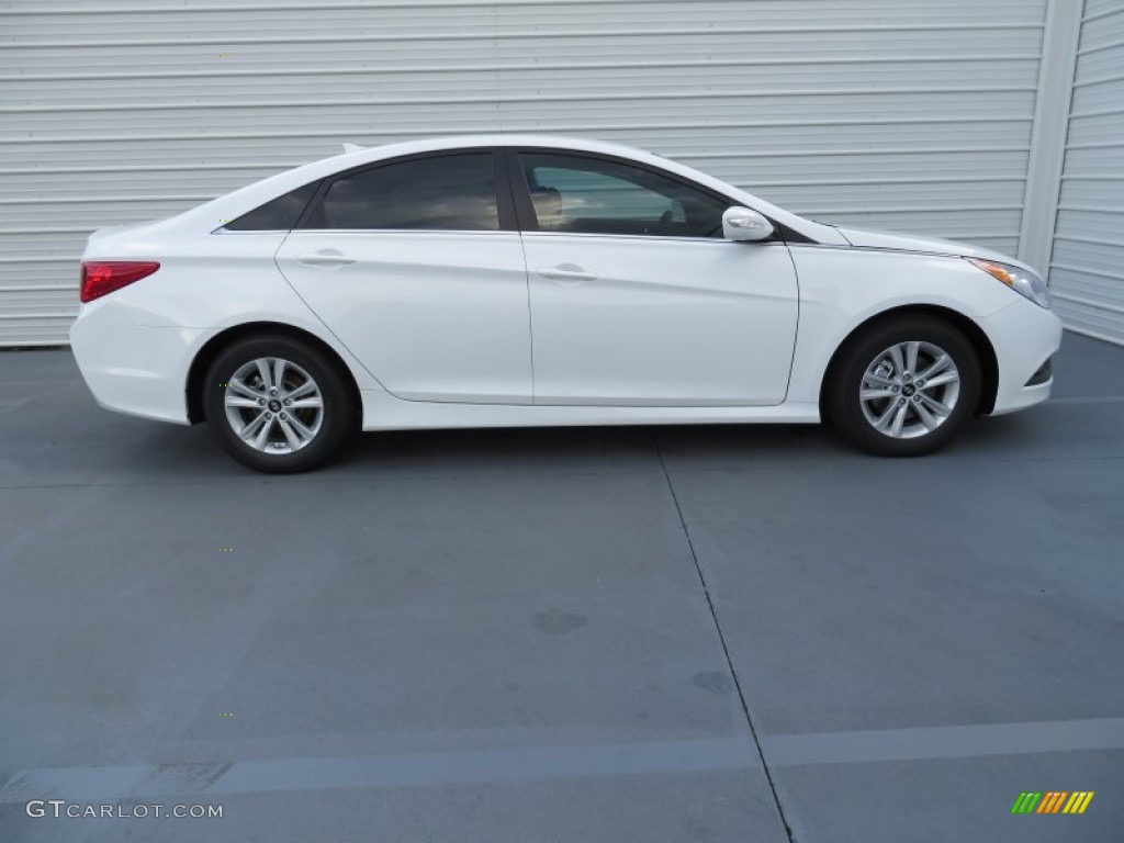 2014 Sonata Limited - Pearl White / Camel photo #3